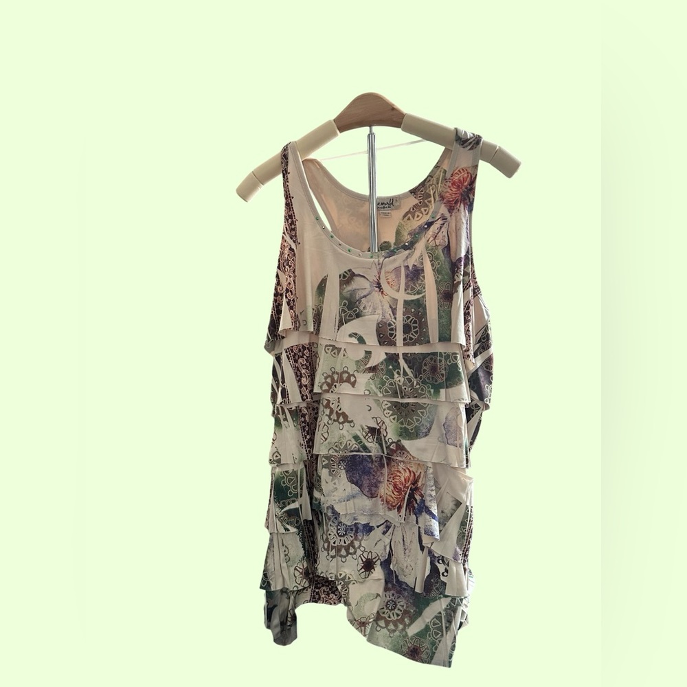 One World Floral Print Top